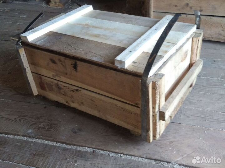 Ящик деревянный с ручками, усиленный