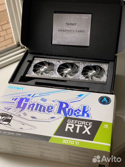 Видеокарта RTX 3070 Ti Palit Game Rock