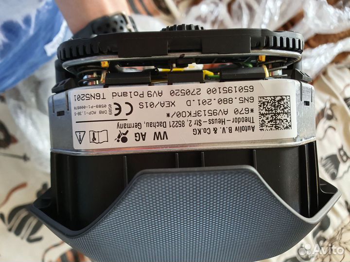 Руль с подушкой VW polo 2022 + новый