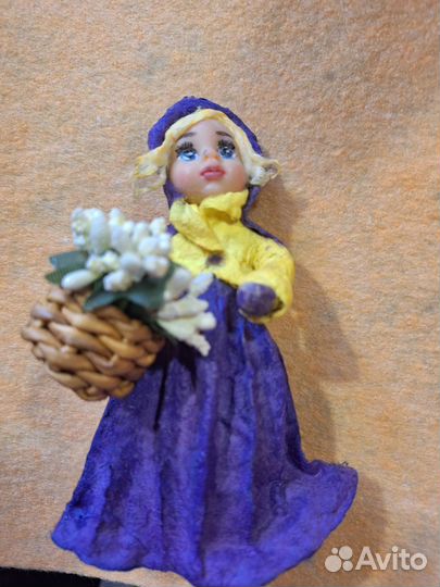 Ватные ёлочные игрушки