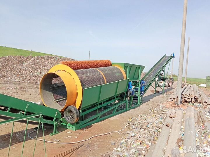 Сортировочный комплекс на базе барабанного грохота