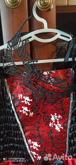 Карнавальный костюм Хеллоуин, для ведьмочки