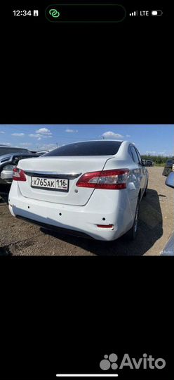 Авторазборка Nissan sentra 2015г