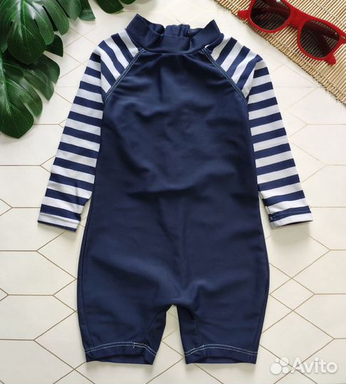 С5+ ч13 2 шт купальн комбинезоны+ две кепки