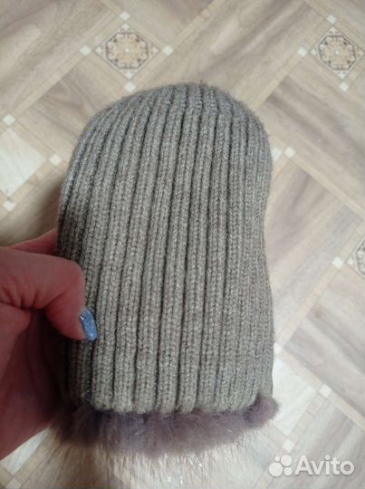 Шапка норковая женская