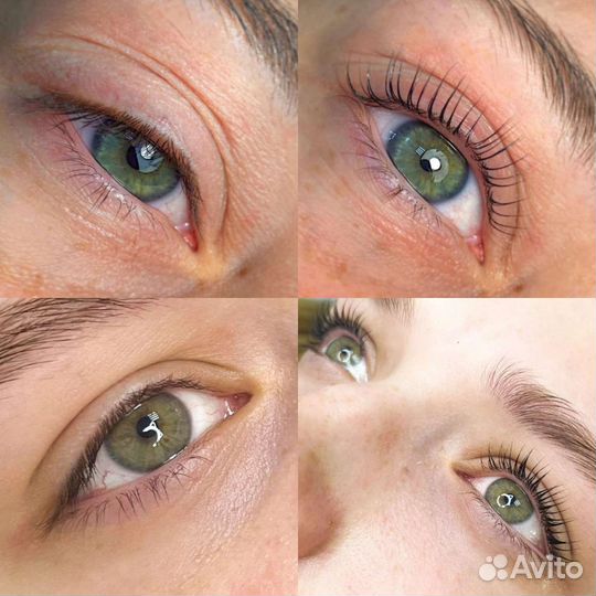 Ламинирование ресниц, ботокс, вельвет