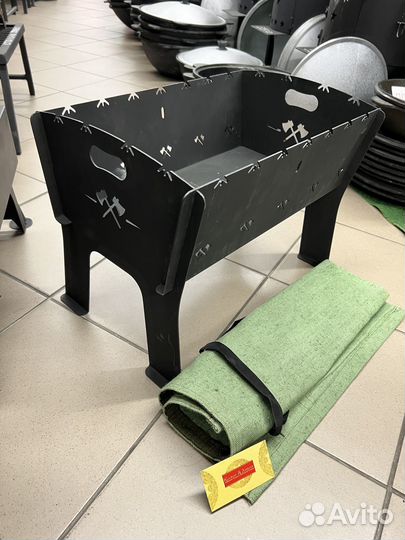 Мангал разборный 500х270х2 мм