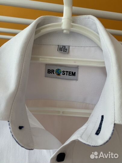 Рубашка в школу с рукавом на кнопках