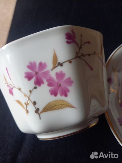 Чайная пара Гвоздика лфз редкая форма