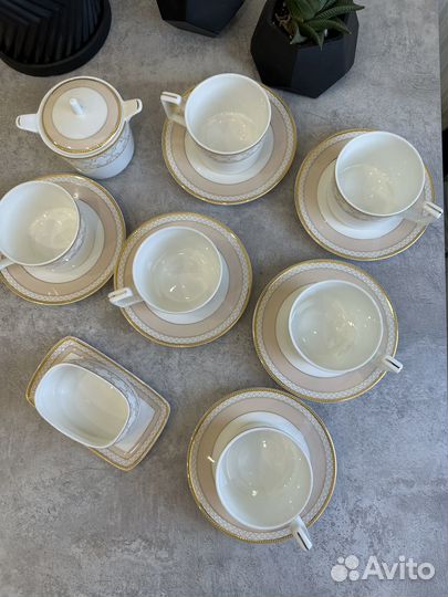 Чайный набор костяной фарфор