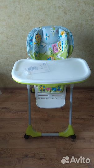 Стульчик для кормления chicco polly 2 в 1