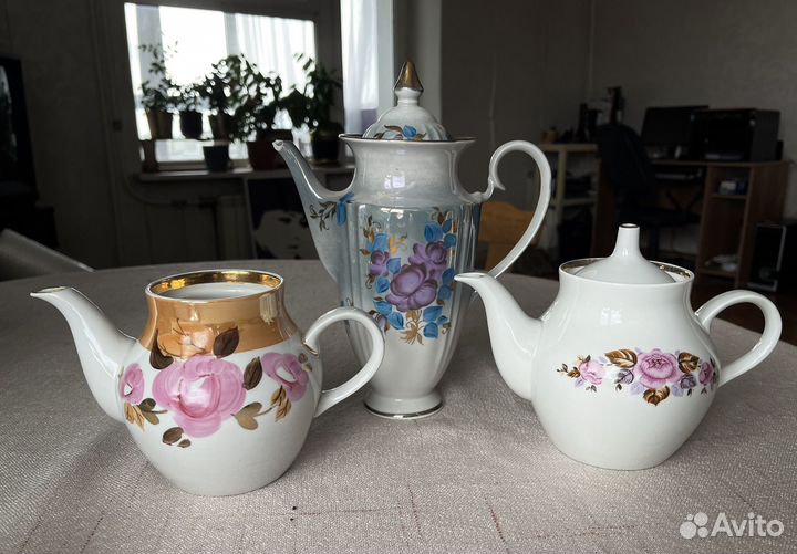Чайники СССР фарфор