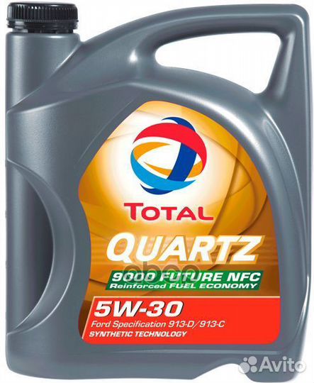 Total quartz 9000 future NFC 5/30 синт. 4л Tota