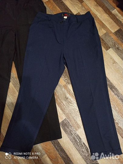 Брюки женские пакетом 52 размер бу