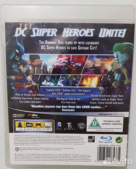 Игра Lego Batman 2: DC Super Heroes для PS-3
