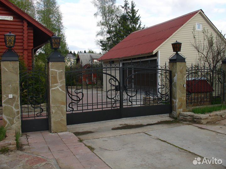 Кованые ворота и калитки на заказ