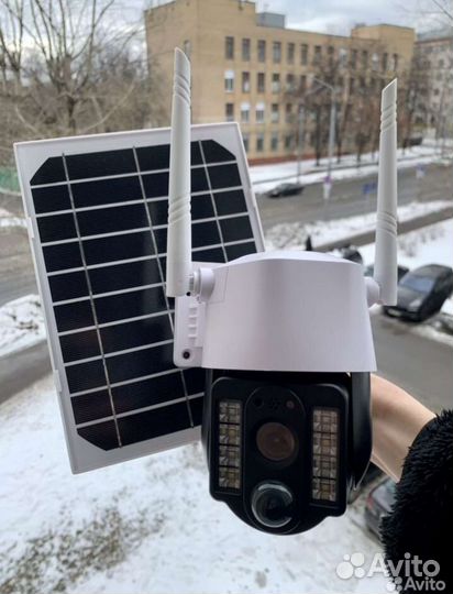 4G камера видеонаблюдения с солнечной батареей