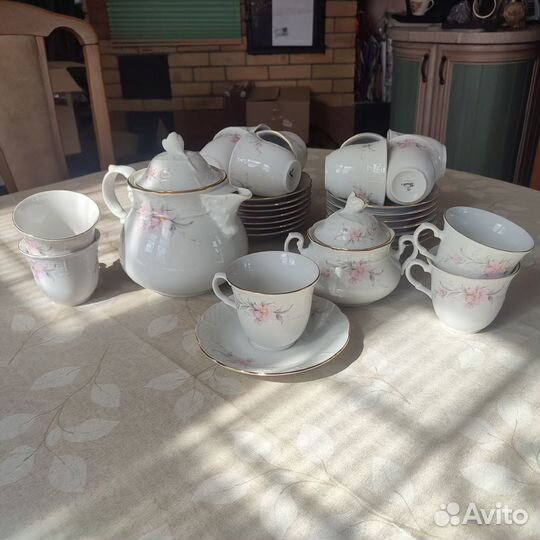 Фарфоровый чайный сервиз чехословакия