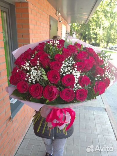 Букет цветов из 51 розы