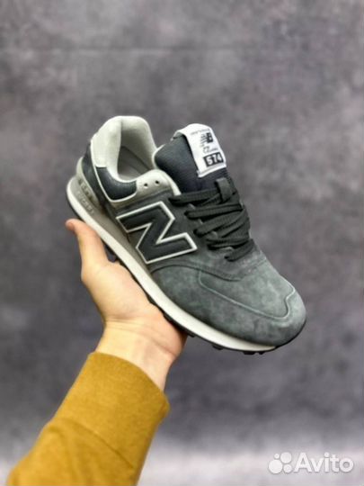 Элегантные New Balance 574: Серебристый Шик