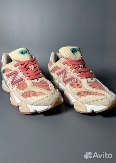 Кроссовки New Balance 9060 Cookie Pink Люкс