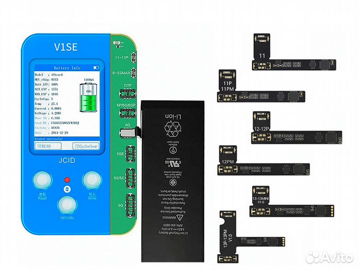 Программатор JC V1SE V1S PRO True Tone Face ID акб