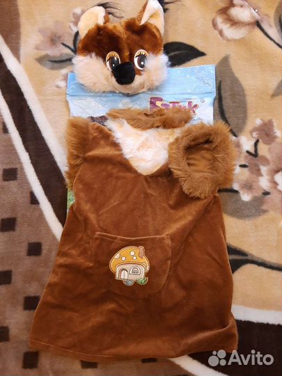 Новогодние костюмы лиса,белочка, мышка, мишка