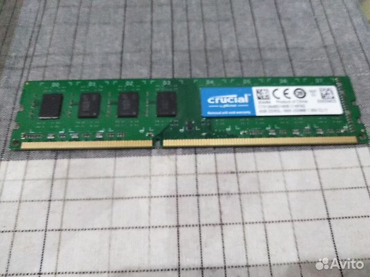 Оперативная память ddr3 4 gb crucial