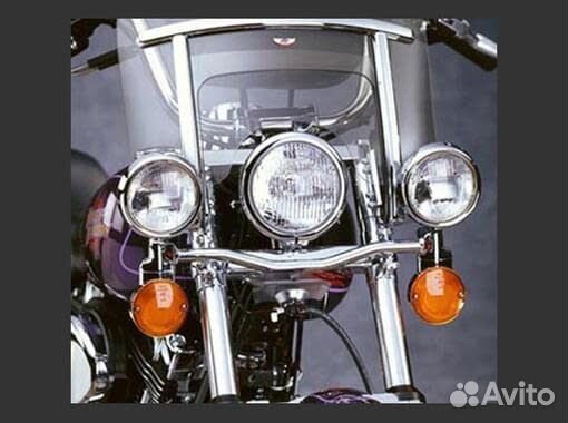 Крепление с фарами и поворотниками national cycle