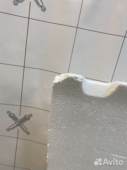 Накладка пола кузова правая LADA largus