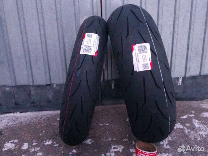 Комплект шин 120 70 + 180 55 17 Анлас спорт