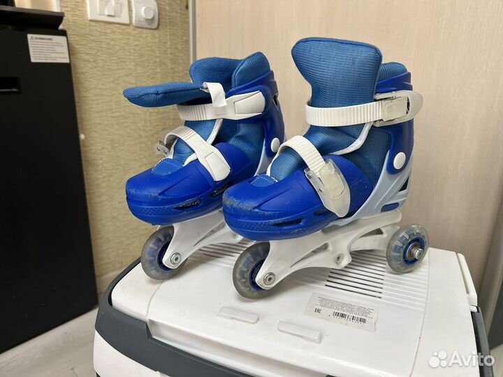 Роликовые коньки детские раздвижные