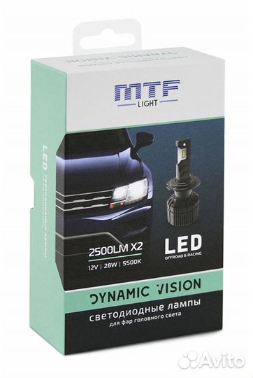 Светодиодные лампы MTF Light Dynamic Vision H7/Н18