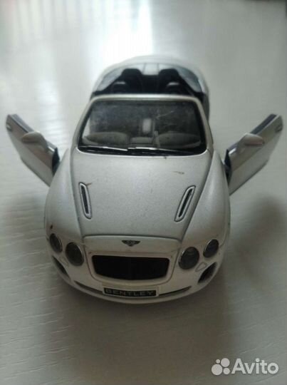 Bentley continental cabrio модель 1:38