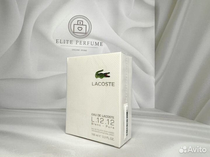 Lacoste 12.12 white духи парфюм мужской