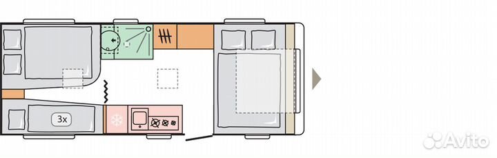Прицеп-дача Adria Adora, 2023