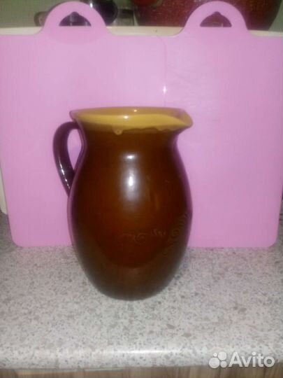 Керамический кувшин винтажный