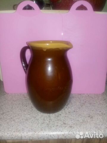 Керамический кувшин винтажный
