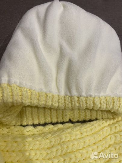 Шапка с шарфом (снуд)