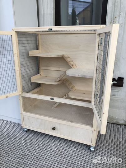 Витрина клетка для животных шиншилл крыс белок