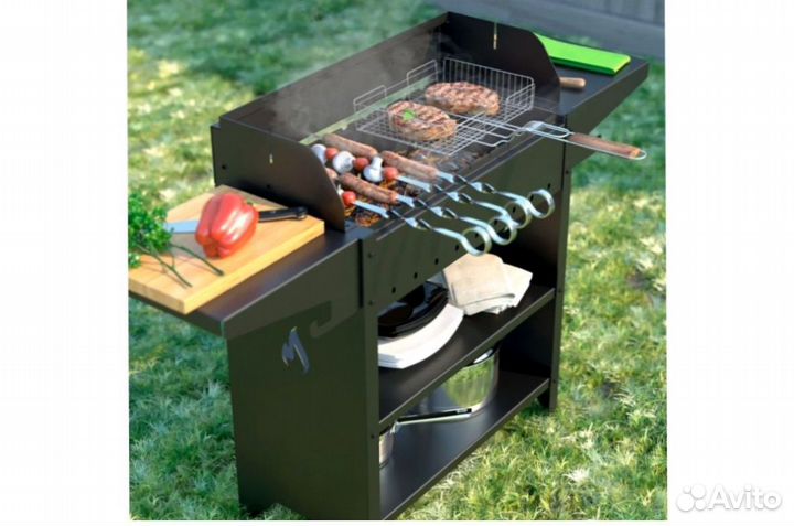 Мангал комплекс с деревом