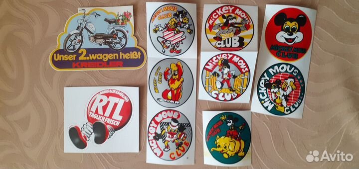 Наклейка/ переводки, открытки с рецептами СССР