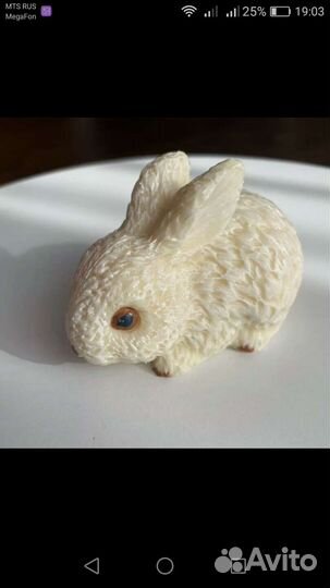 Форма для выпечки и отливки, силикон, кролик.Новая