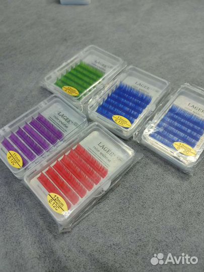 Цветные ресницы для наращивания