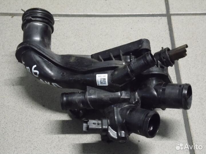 Корпус термомстата в сборе 1.6 автомат Пежо 308