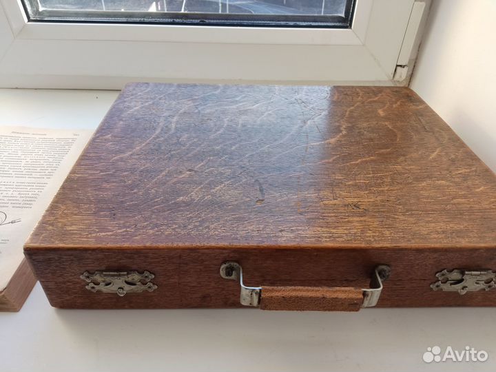 Антикварный набор офтальмолога кон. 19в нач 20 в И