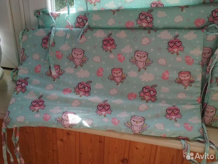 Бортики в детскую кроватку