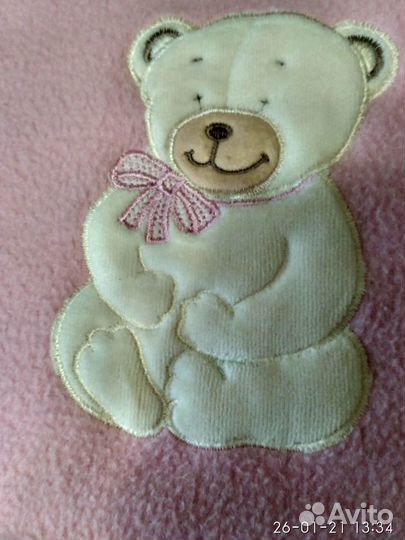 Покрывальце для девочки от 0 мес. и более