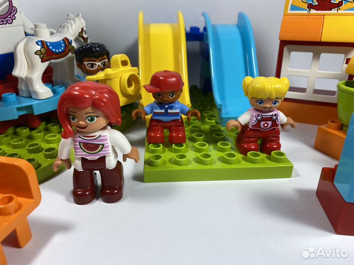 Lego duplo семейный парк аттракционов 10841