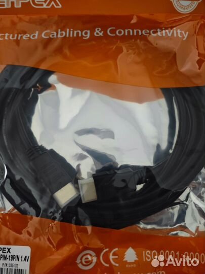 Кабель hdmi 3 метра behpex 1.4